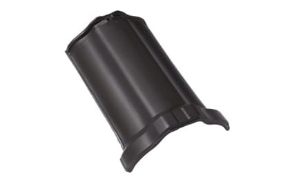 Коньковая черепица Braas Рубин 11V Ангоб антрацит