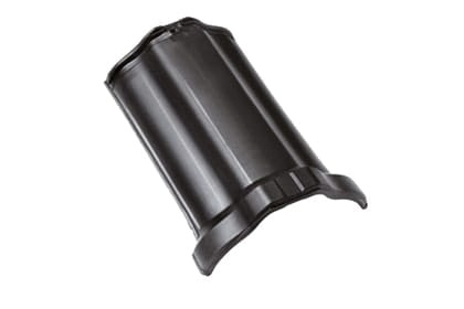 Коньковая черепица Braas Рубин 11V Ангоб графит