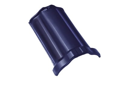 Коньковая черепица Braas Рубин 13V Топ-глазурь синий бриллиант