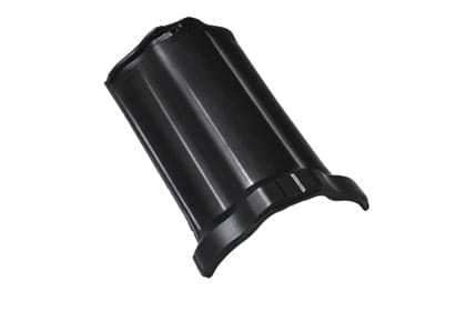 Коньковая черепица Braas Рубин 9V Глазурь глубокий черный