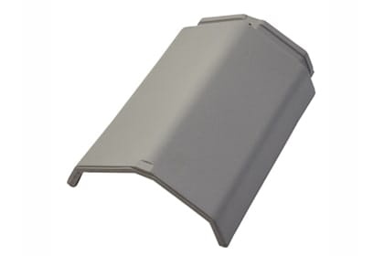 Коньковая черепица Braas Турмалин Ангоб серая галька