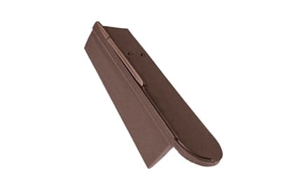 Боковая левая черепица Braas Опал Глазурь тик