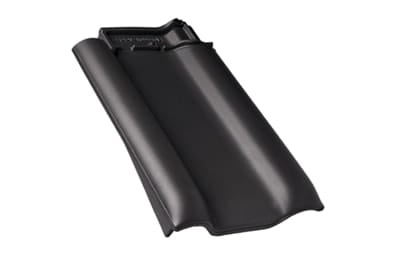 Боковая левая черепица Braas Рубин 13V Ангоб антрацит