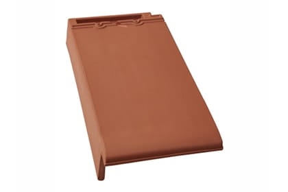 Боковая левая черепица Braas Турмалин Натуральный красный