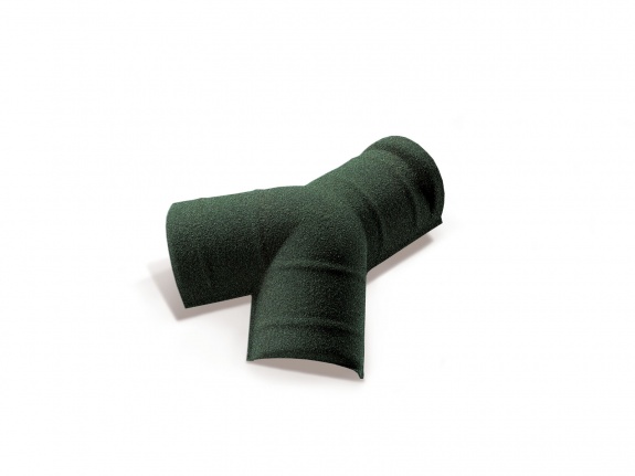 Y-образный эл.коньковый Metrotile темно-зеленый