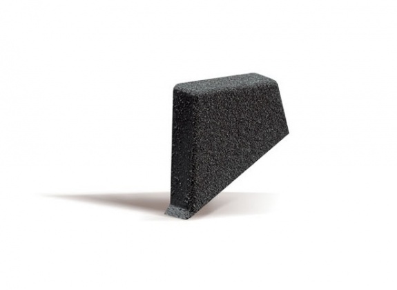 Заглушка фронтонной планки Metrotile левая серый