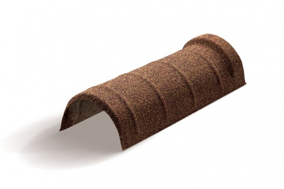 Конек полукруглый одинарный Metrotile пустыня