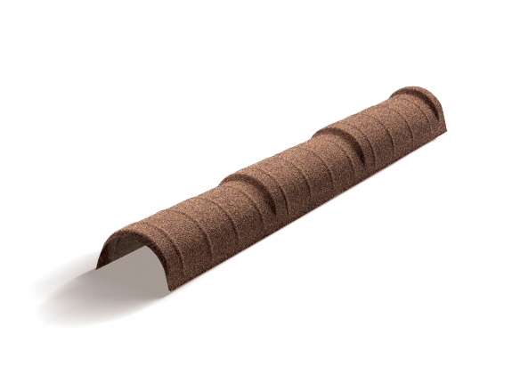 Конек полукруглый тройной Metrotile пустыня