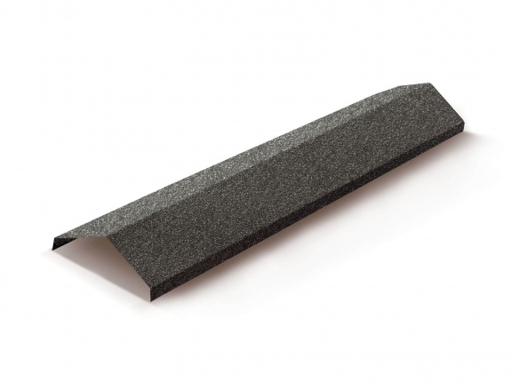 Конек ребровой, ширина 230мм Metrotile сланцевый