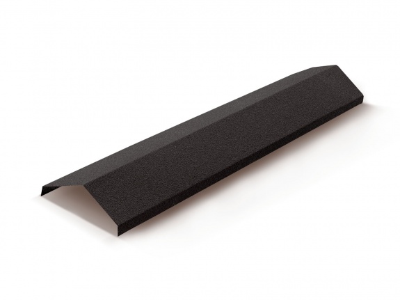 Конек ребровой, ширина 230мм Metrotile черный