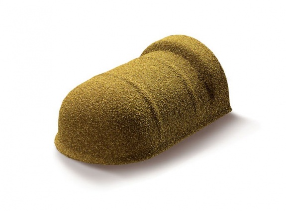 Наконечник полукруглого конька Metrotile охра