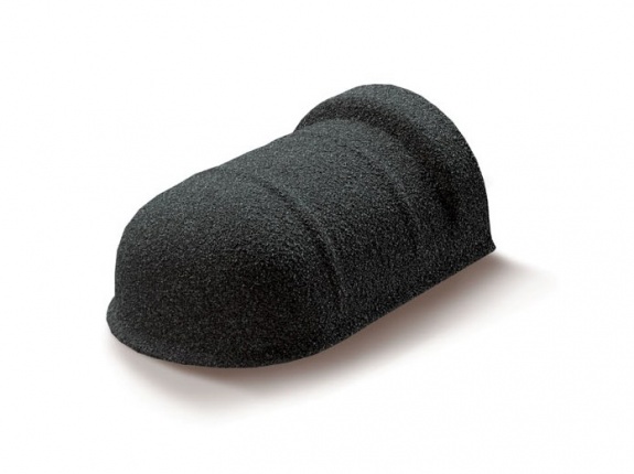 Наконечник полукруглого конька Metrotile серый