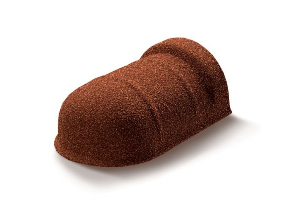 Наконечник полукруглого конька Metrotile скарлет