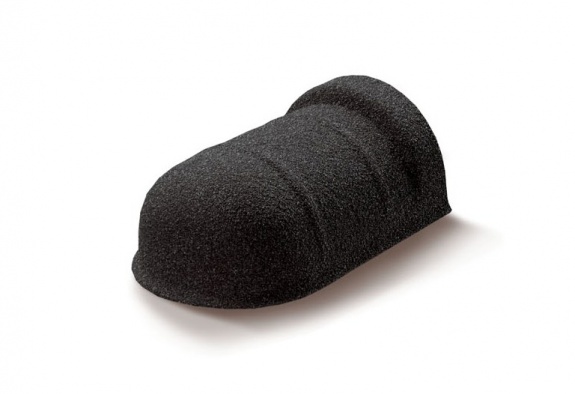 Наконечник полукруглого конька Metrotile черный