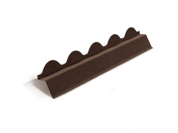 Планка карнизная Metrotile Romana коричневый
