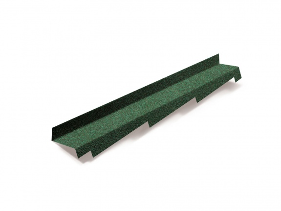 Планка примыкания Metrotile правая зеленый