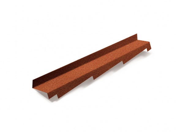 Планка примыкания Metrotile правая терракотовый