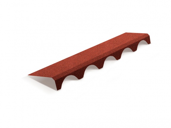 Элемент подконьковый Metrotile Romana красный