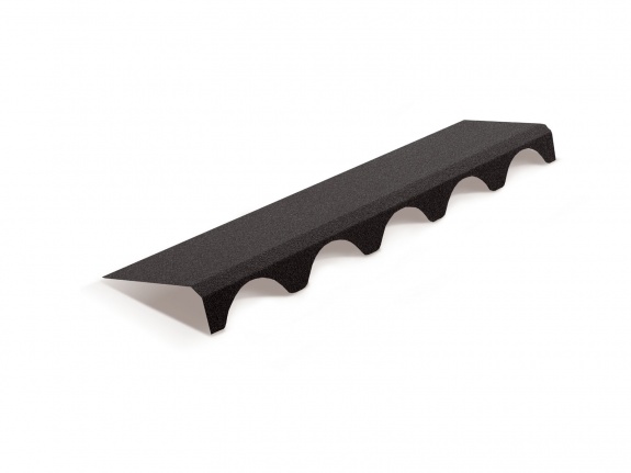 Элемент подконьковый Metrotile Romana черный