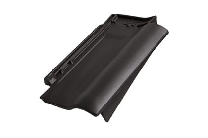 Боковая правая черепица Braas Рубин 11V Ангоб антрацит