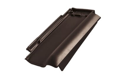 Боковая правая черепица Braas Рубин 13V Глазурь тик