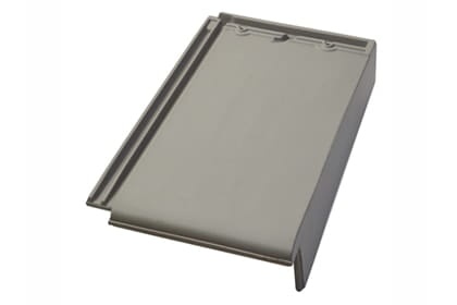 Боковая правая черепица Braas Турмалин Ангоб серая галька