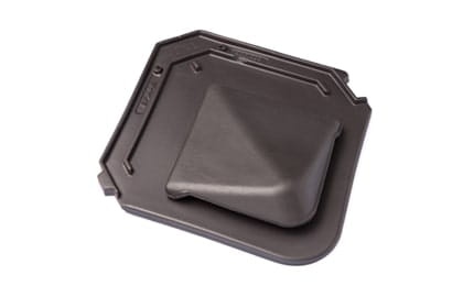 Вентиляционная черепица Braas Изумруд Ангоб антрацит