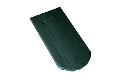 Вентиляционная черепица Braas Опал Топ-глазурь зеленая ель