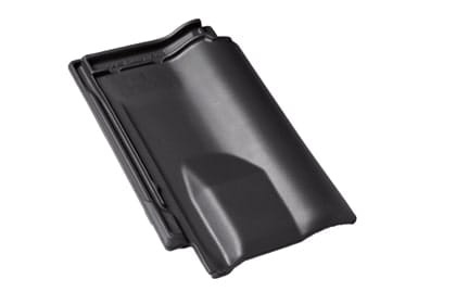 Вентиляционная черепица Braas Рубин 11V Ангоб антрацит