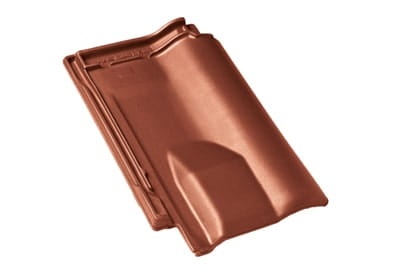 Вентиляционная черепица Braas Рубин 11V Глазурь каштан