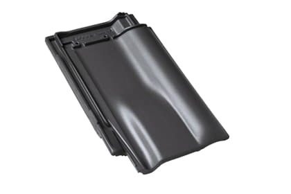 Вентиляционная черепица Braas Рубин 13V Глазурь королевский серый