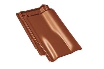 Вентиляционная черепица Braas Рубин 13V Глазурь красная осень