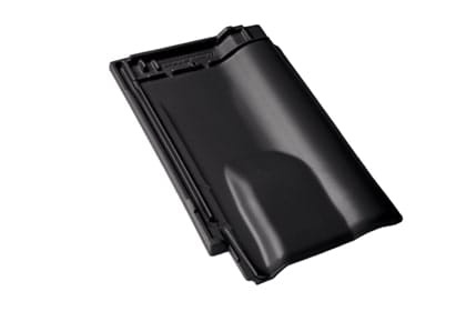 Вентиляционная черепица Braas Рубин 9V Ангоб антрацит