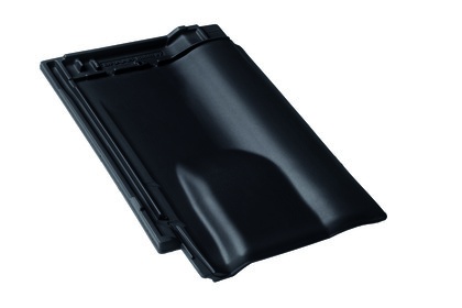 Вентиляционная черепица Braas Рубин 9V Ангоб черный вулкан