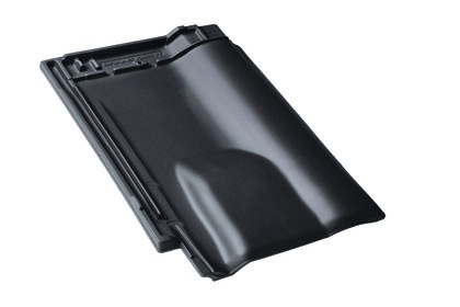 Вентиляционная черепица Braas Рубин 9V Глазурь королевский серый