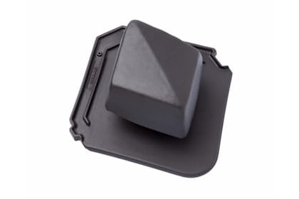 Черепица с вентиляционной насадкой Braas Изумруд Ангоб антрацит