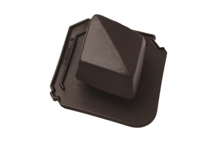 Черепица с вентиляционной насадкой Braas Изумруд Глазурь тик