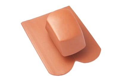 Черепица с вентиляционной насадкой Braas Опал Ангоб медный