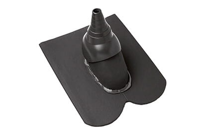 Черепица с насадкой для антенны Braas Опал Глазурь королевский серый