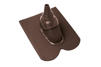 Черепица с насадкой для антенны Braas Опал Глазурь тик