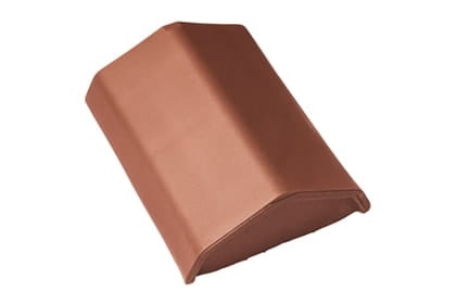 Конечная коньковая черепица Braas Турмалин Натуральный красный