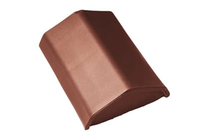 Конечная коньковая черепица Braas Турмалин Глазурь каштан