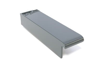 Боковая половинчатая левая черепица Braas Турмалин Глазурь кедр