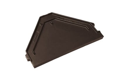 Свесовая черепица Braas Изумруд Глазурь тик