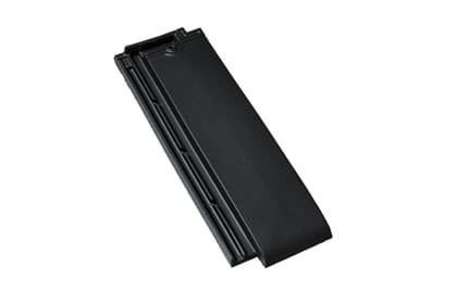 Половинчатая черепица Braas Турмалин Глазурь глубокий черный