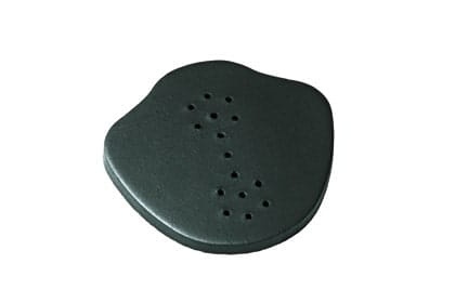 Торцевой элемент для керамической коньковой черепицы Braas Рубин 13V Топ-глазурь зеленая ель