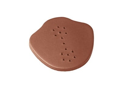 Торцевой элемент для керамической коньковой черепицы Braas Опал Ангоб красное пламя