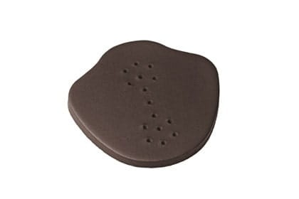 Торцевой элемент для керамической коньковой черепицы Braas Рубин 9V Ангоб темно-коричневый