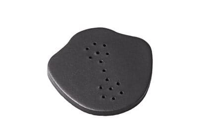 Торцевой элемент для керамической коньковой черепицы Braas Рубин 13V Глазурь королевский серый