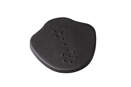 Торцевой элемент для керамической коньковой черепицы Braas Рубин 11V Ангоб графит